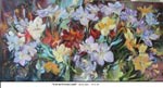 Lost in Freesia Land, Oil on Canvas